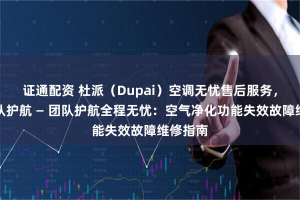 证通配资 杜派（Dupai）空调无忧售后服务，专业团队护航 — 团队护航全程无忧：空气净化功能失效故障维修指南
